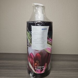 KORRES Golden Passion Fruit Body Cleanser NWT sealed 33.81 oz (1000mL) Body Wash